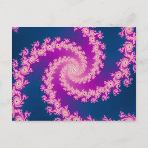 Plum - Fractal Postcard