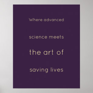 Plum Geometric Rounded Perfusionist Print