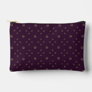 Plum   Golden Zinnia Sun Accessory Pouch
