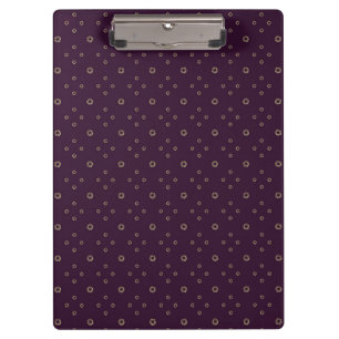 Plum Golden Zinnia Sun Clipboard
