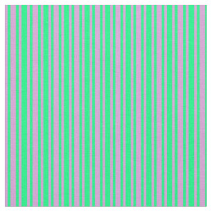 Plum & Green Coloured Lines/Stripes Pattern Fabric