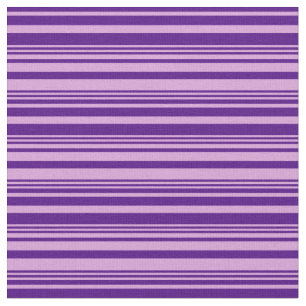 Plum & Indigo Lined Pattern Fabric