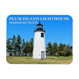 Plum Island Lighthouse, Massachusetts Flex Magnet