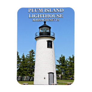 Plum Island Lighthouse, Massachusetts Flex Magnet