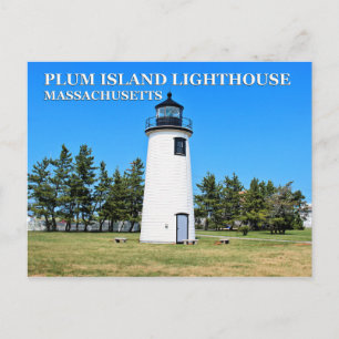 Plum Island Lighthouse, Massachusetts Postcard