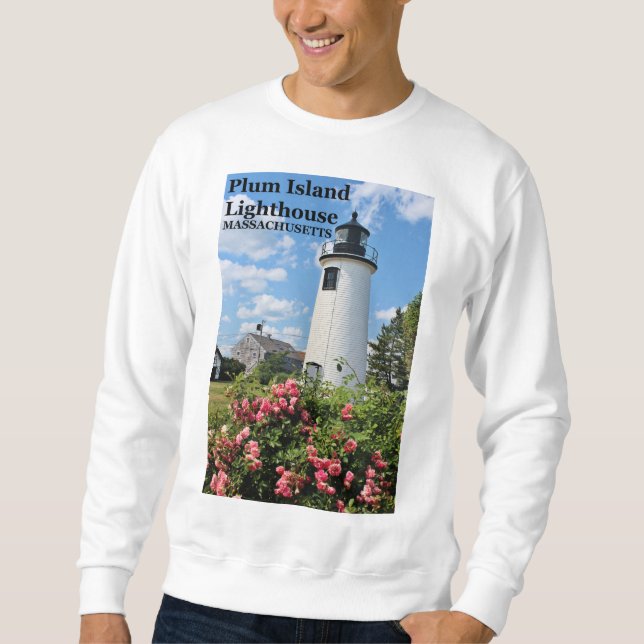 Plum Island Lighthouse, Massachusetts Sweatshirt (Front)