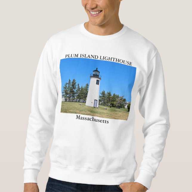 Plum Island Lighthouse, Massachusetts Sweatshirt (Front)