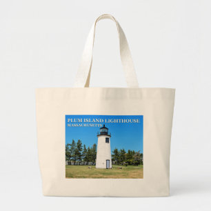 Plum Island Lighthouse, Massachusetts Tote Bag