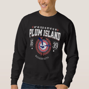 Plum Island Massachusetts North Shore MA Nautical  Sweatshirt