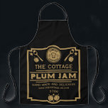 Plum Jam Conserve Maker Apron<br><div class="desc">Plum Jam Conserve Maker. Ideal as labels for jars and farmers market sales. High Quality Design. Add Your Own Text. Luxury Food label And Seller Accessories. SEE OUR OTHER FOOD LABLES AND ACCESSORIES ON HAPPY GIFT IDEAS FOR YOU.</div>