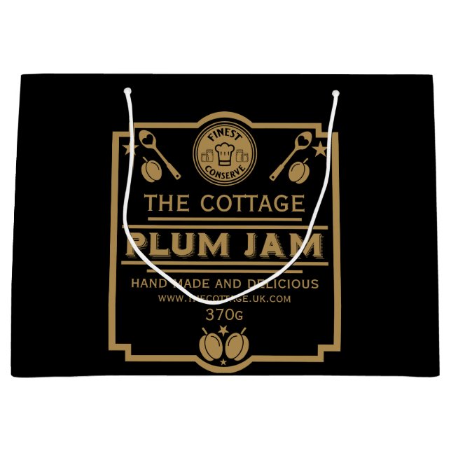Plum Jam Conserve Maker Large Gift Bag (Front)