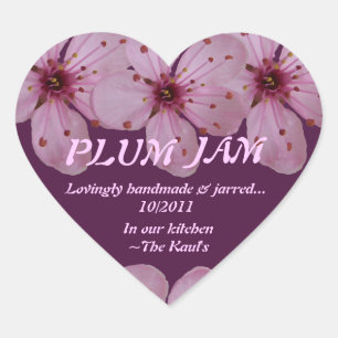 Plum Jam Jar Label (Personalise)