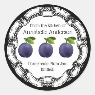 Plum Jam Label Personalise