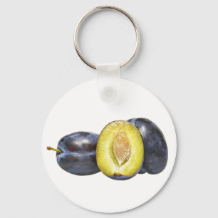 Plum Key Ring