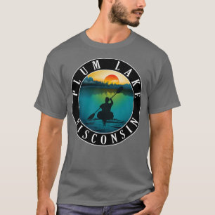 Plum Lake Wisconsin Kayaking T-Shirt