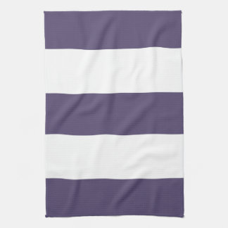 Plum Lavender & White Stripe Kitchen Towel Gift