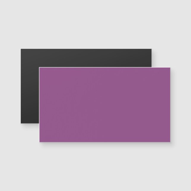 Plum Magnetic Business Card (Front/Back)