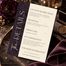 Plum Noir Moody Floral Wedding Luxury Dark Plum