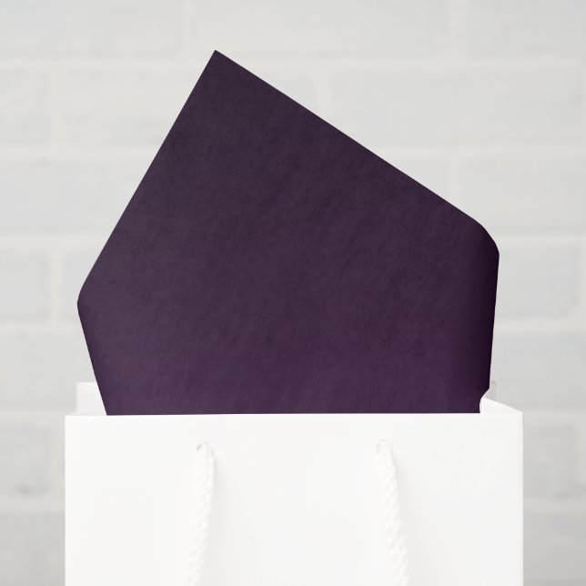 plum pudding purple holiday solid tissue paper (Gift Bag)