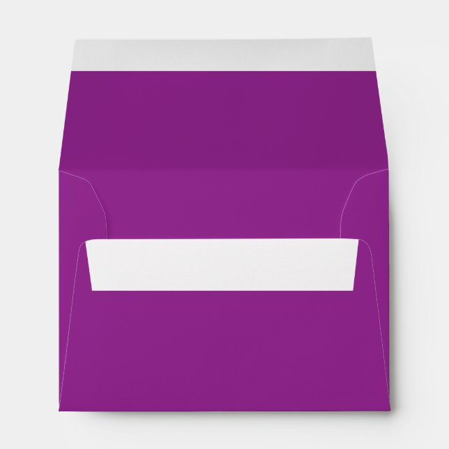 Plum Purple A6 Envelope (Back (Bottom))