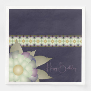 Plum Purple And Mauve Napkin