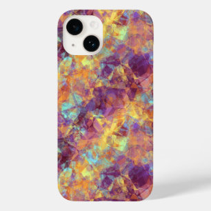 Plum Purple Crumpled Texture Case-Mate iPhone 14 Case