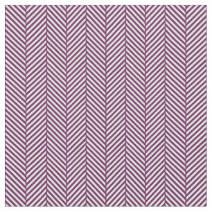 Plum Purple Herringbone Fabric