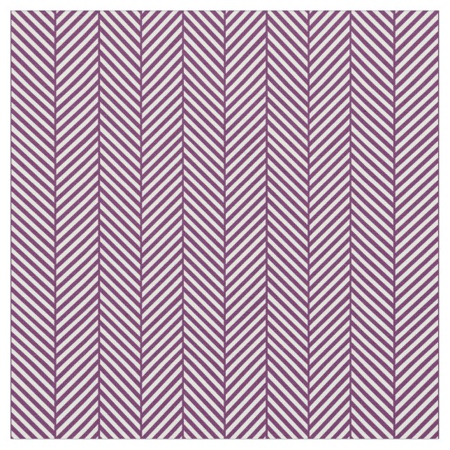 Plum Purple Herringbone Fabric (Close Up)
