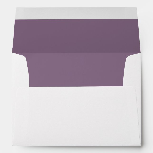 Plum Purple MOD Envelope (Back (Bottom))