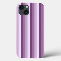 Plum purple shadow stripes Case-Mate iPhone case