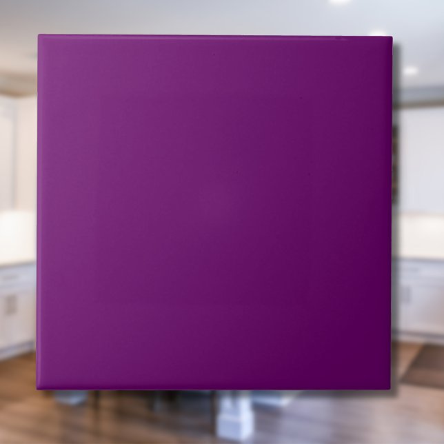 Plum Purple Solid Colour | Classic Elegant Tile (Creator Uploaded)
