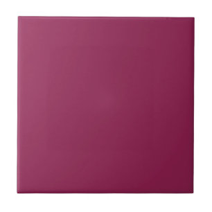Plum Purple Solid Colour Tile