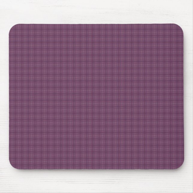 Plum Purple Squares Mousepad (Front)