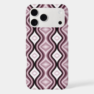 Plum Red Diamond Pattern