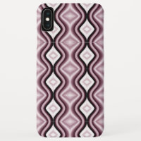Plum Red Diamond Pattern