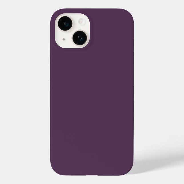 Plum, solid colour, Case-Mate iPhone case (Back)