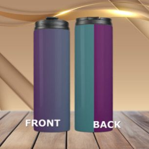 Plum Teal Ombre - Elegant Plum Gradient Tumbler