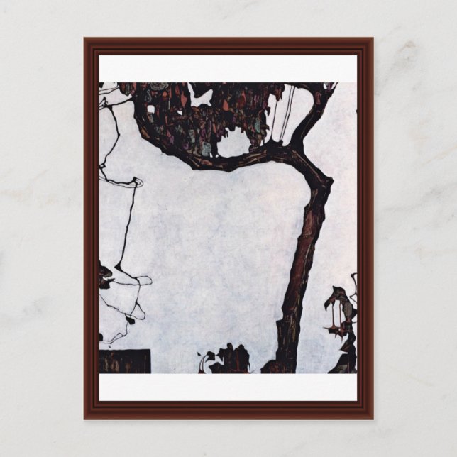 Plum Tree By Schiele Egon Postcard (Front)