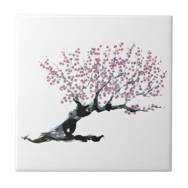 Plum tree tile (Front)