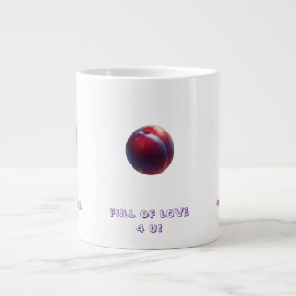 Plum Valentines Large Coffee Mug