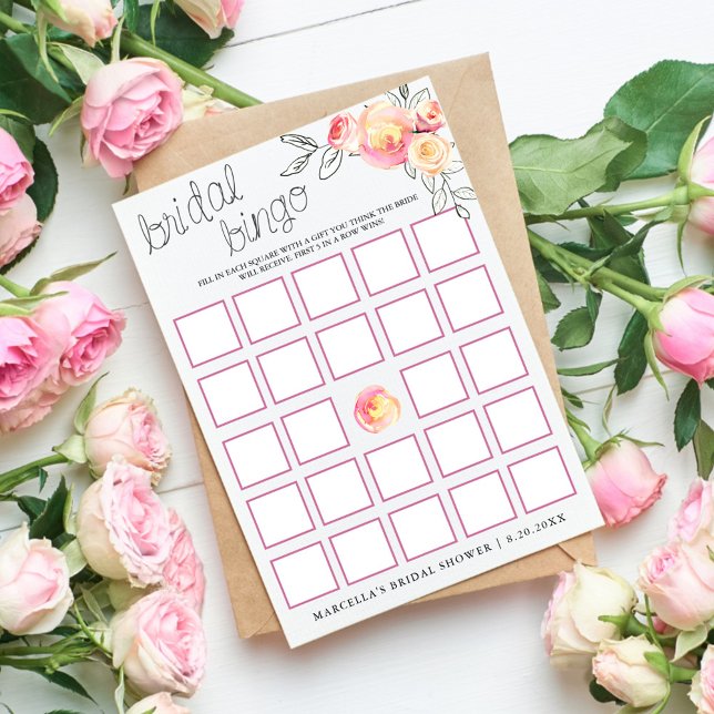 Plum Wine Bridal Bingo Card (Creator Uploaded)