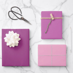 Plum Wine Purple Spring Season Solid Colour Wrapping Paper Sheet