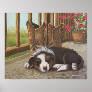 Plumb Tuckered Out Poster