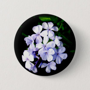 plumbago 6 cm round badge