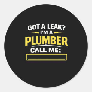 Plumber Advertising Sticker