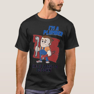 Plumber baked pirate ship re donut birthday T-Shirt