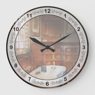 Plumber - Bath Time Large Clock