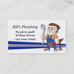 Plumber business card