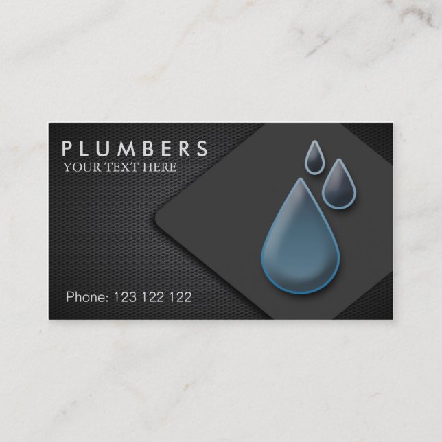 Plumber Business Card (Front)