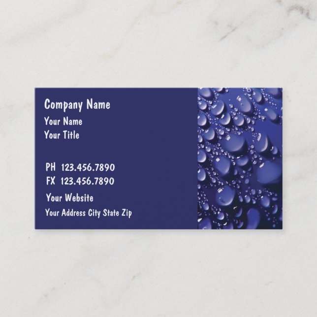 Plumber Business Card (Front)